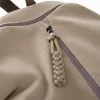 Moda versátil beige mochila mochila casual de gran capacidad bolsa de estudiante tendencia estilo simple bolsa de mujer Application Scenario